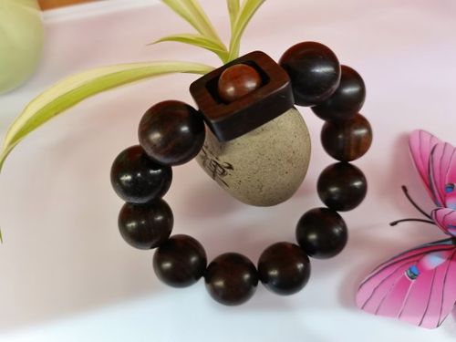 谭木匠手珠方圆 小叶紫檀 木质手串手链 新品上市  创意礼物 清洁