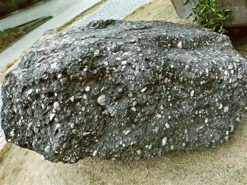 这是2号砂砾岩.有点像旺旺黑米雪饼.