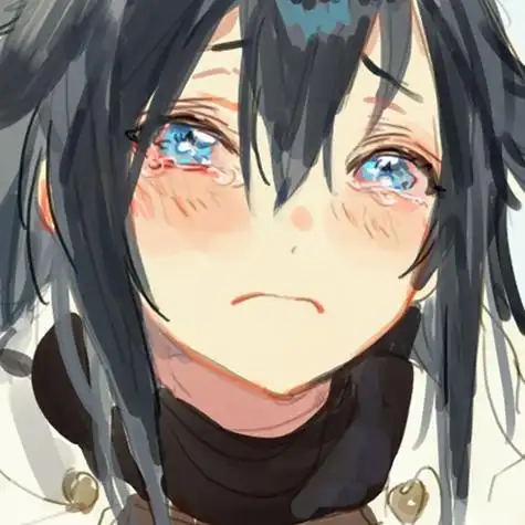 流泪伤心手绘伤感心情头像