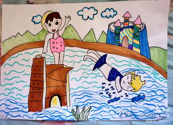 5日本26日作品《一起玩跳水》