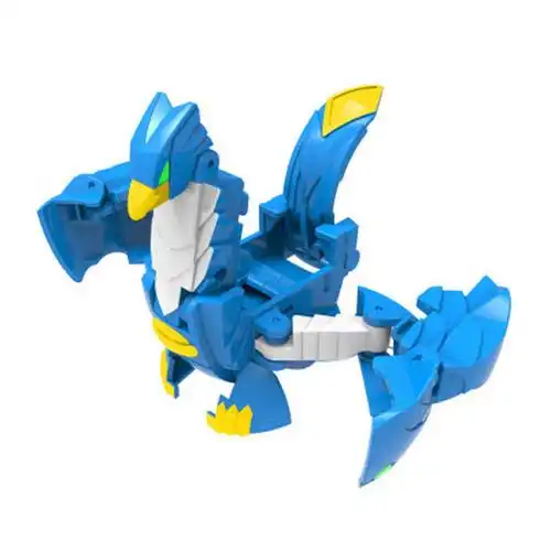 三宝魔币精灵儿童玩具变形召唤器发射器套装火龙金翎虎王兽 天鹰兽(含