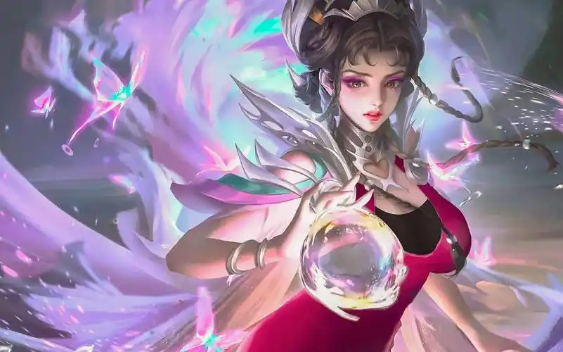 芈月白晶晶皮肤ps图