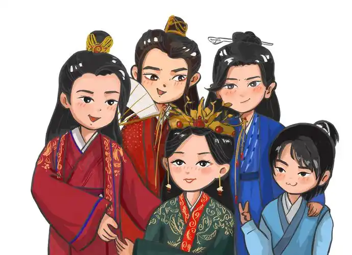 山河令/同人创作:五人全家福