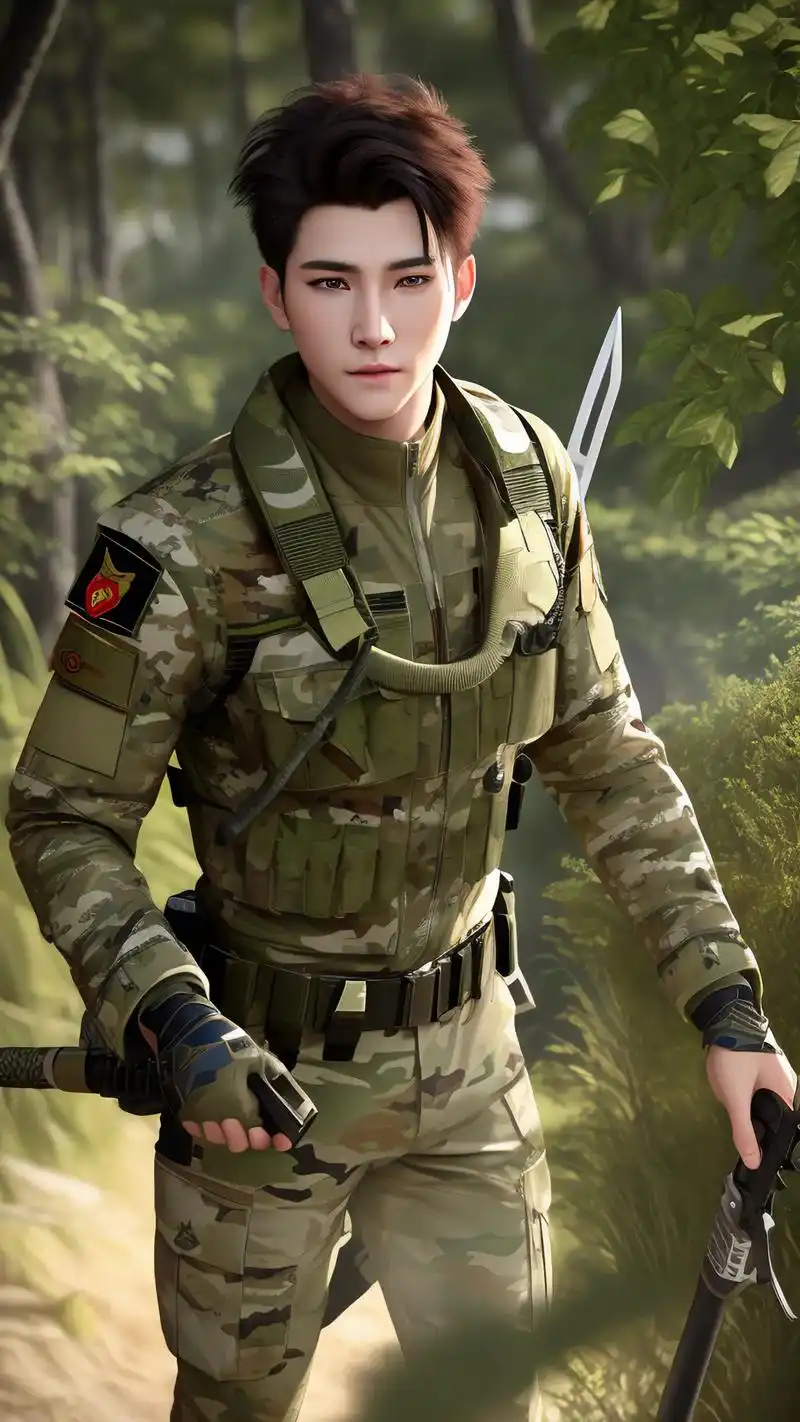 ai绘画,二次元军装男神,有喜欢看的吗?#次元ai绘画 #二 - 抖音