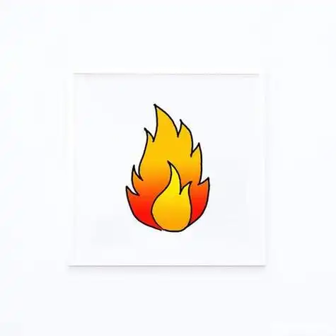 火焰燃烧图片简笔画(火灾的火简笔画图片大全)手绘,手绘画,火把,火火