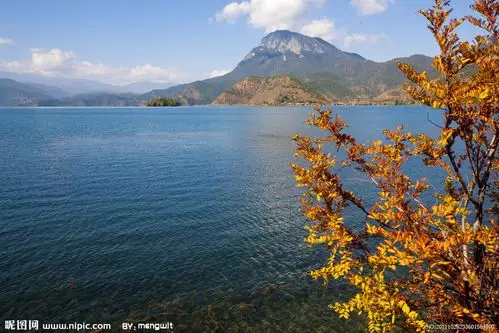 泸沽湖 女神山摄影图__山水风景_自然景观_摄影图库_昵图网nipic.com
