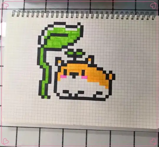 网格本简笔画动动可爱萌