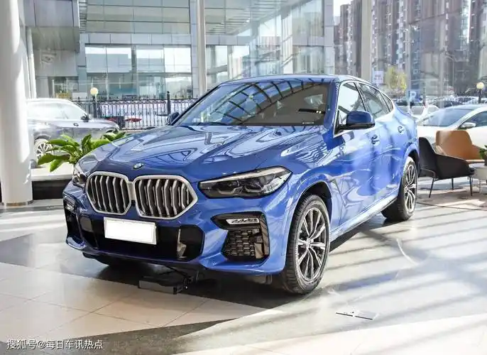 宝马x6量子蓝真帅