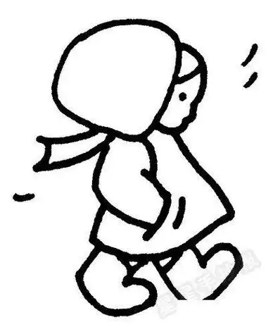 人走路简笔画