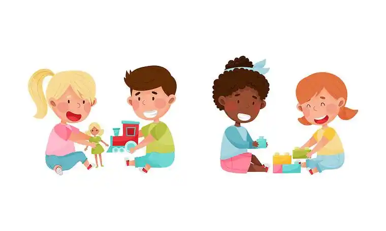 儿童头像卡通人物肖像图片素材