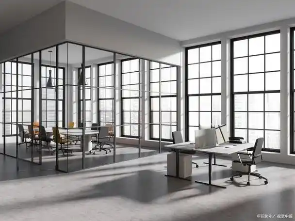 办公室装修设计效果图,商业工装设计看完就了解了
