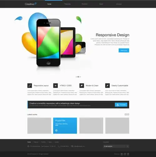 手机网站模版网页模版免费下载(图片编号:783755)_六图网16pic.com