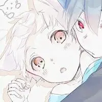 猫耳男兔耳女情侣头像一对