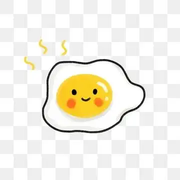 illustration wind egg cartoon egg, children cartoon, hand drawn