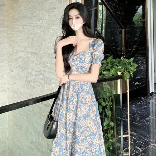 裙子2020年新款夏天气质女神范长裙