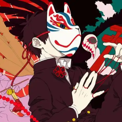 动漫男生二次元戴面具头像 动漫头像图片大全 -【爱个性】