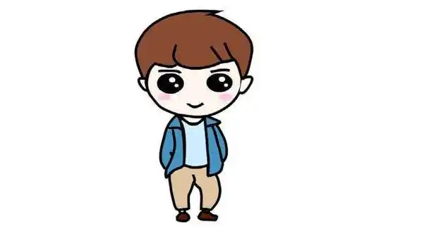 卡通动漫情侣男生女生简笔画,画法简单漂亮,一起来画吧动漫人物简笔画