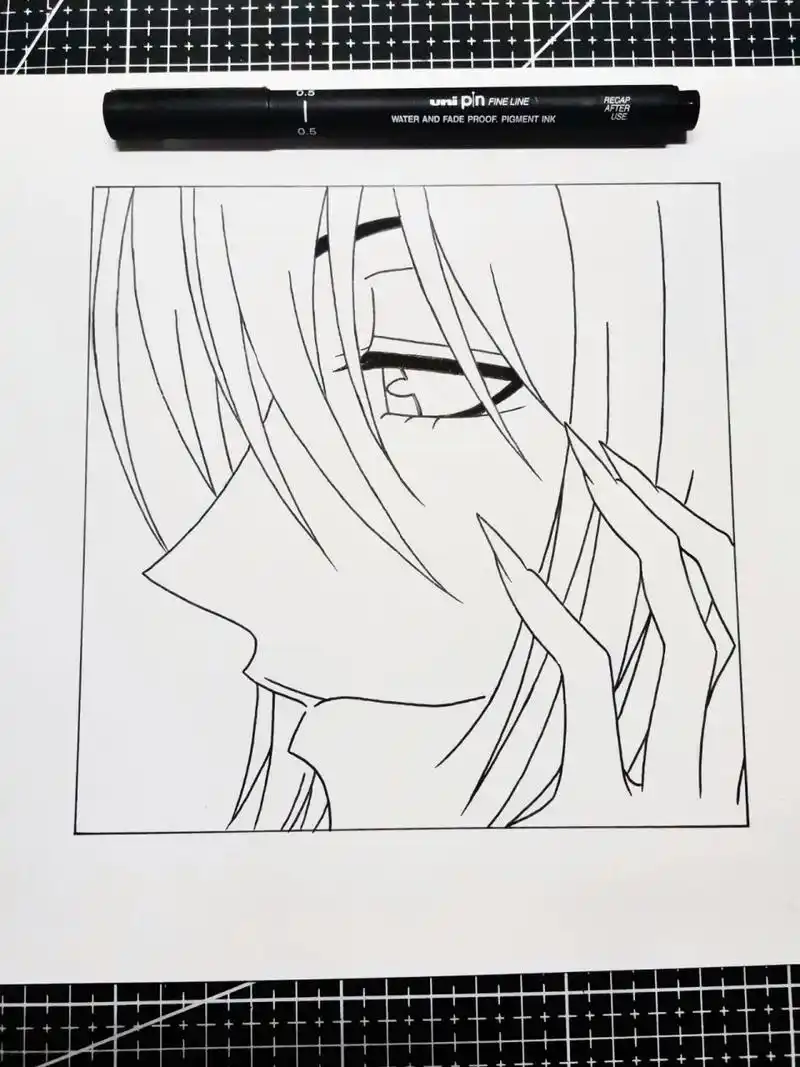 巴卫 线稿 73动漫人物手绘教程之巴卫 73张张画的很详细,一步步来