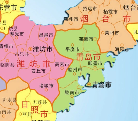 山东要想更好的发展可以将青岛一分为三