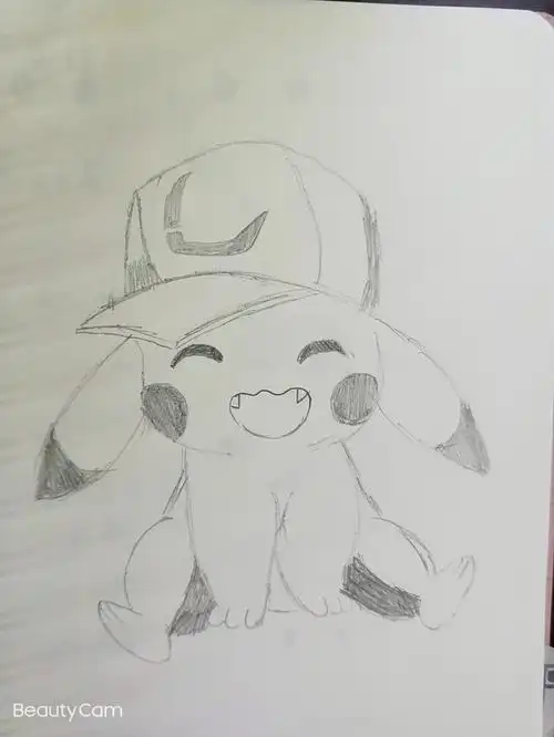 皮卡丘简笔画