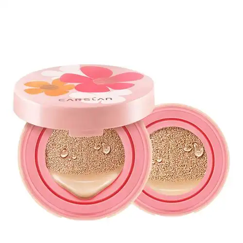 卡姿兰(carslan) 轻甜水嫩鲜气垫调控霜02鲜粉色15g*2 (水润持久 滋润