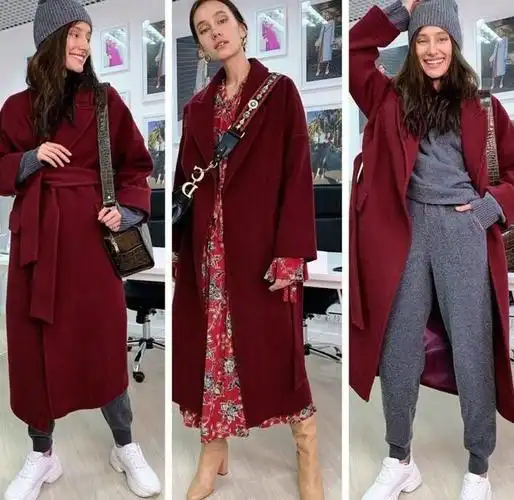 酒红色吊带应该怎么搭配才好看,这样穿显气质又时髦