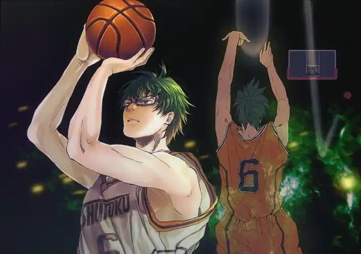 黑子的篮球 奇迹的世代 绿间真太郎 (横版)壁纸 美少年 二次元 篮球