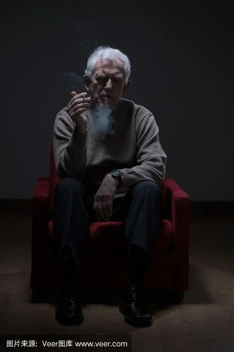 香烟,老年男人,吸烟问题,雪茄,退休金