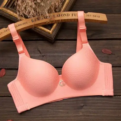 加厚聚拢调整型超厚6cm内衣小胸平胸无痕无钢圈文胸a杯性感女胸罩