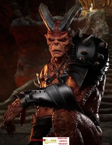 不同纹理凶恶恐怖两角恶魔3d模型合集