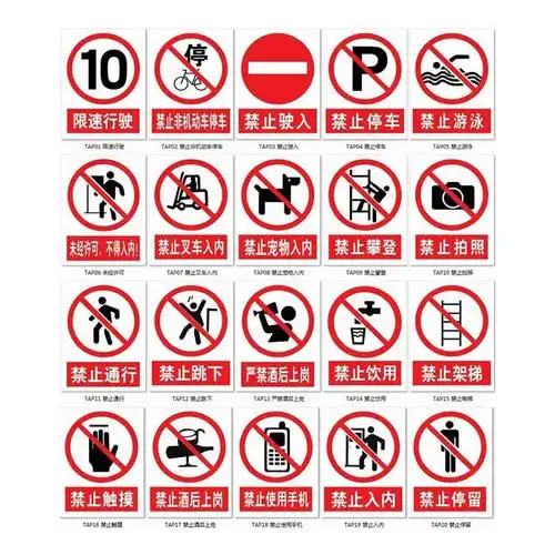 丛林狐 警示标识牌禁止踩踏合闸标示贴tap 铝板反光膜 40*60cm tap77