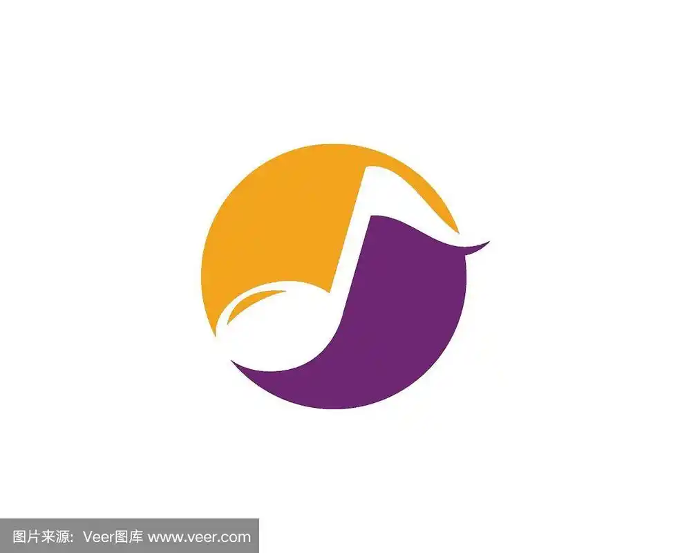 音乐笔记图标矢量