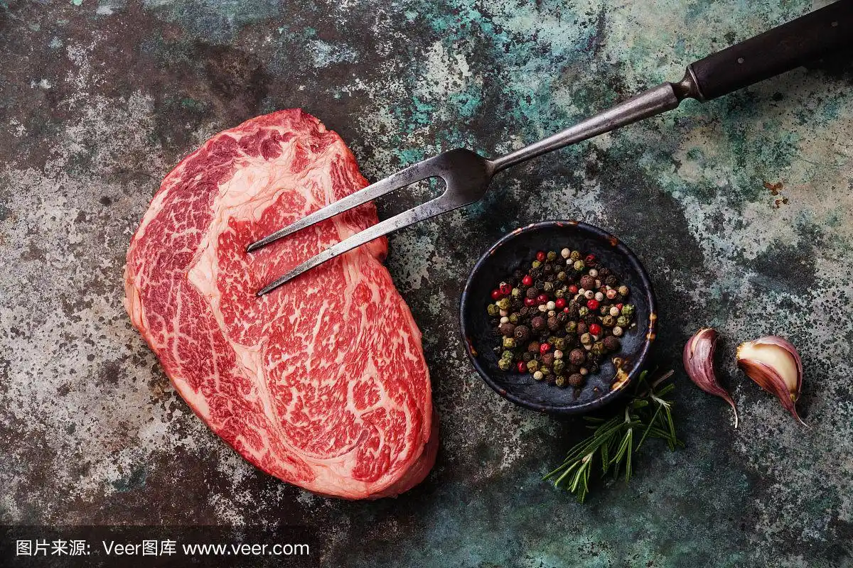 生鲜肉黑安格斯牛排