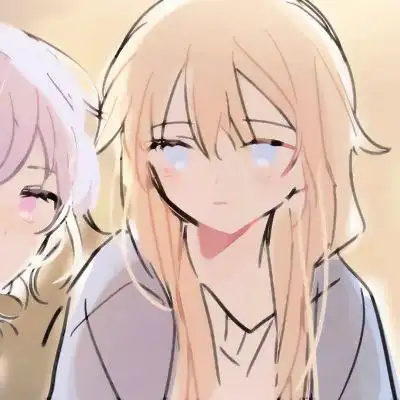 二人日系动漫可爱好看的闺蜜头像