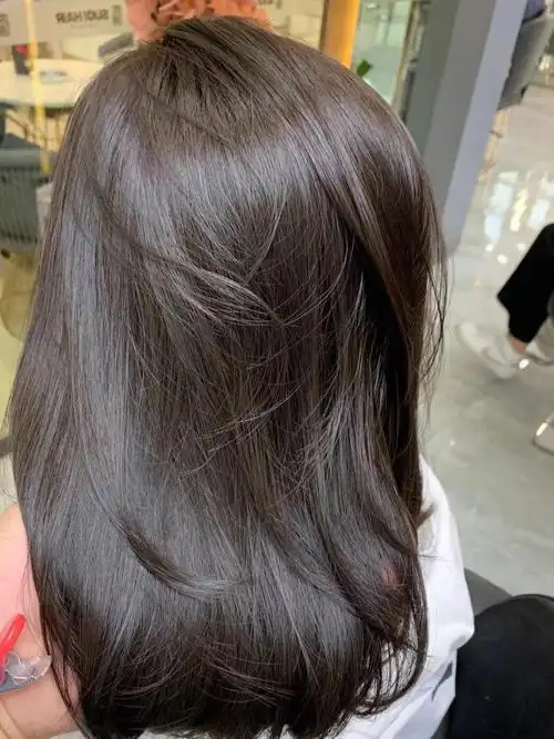 茶木色夏天质感高级显白发色不需要褪色