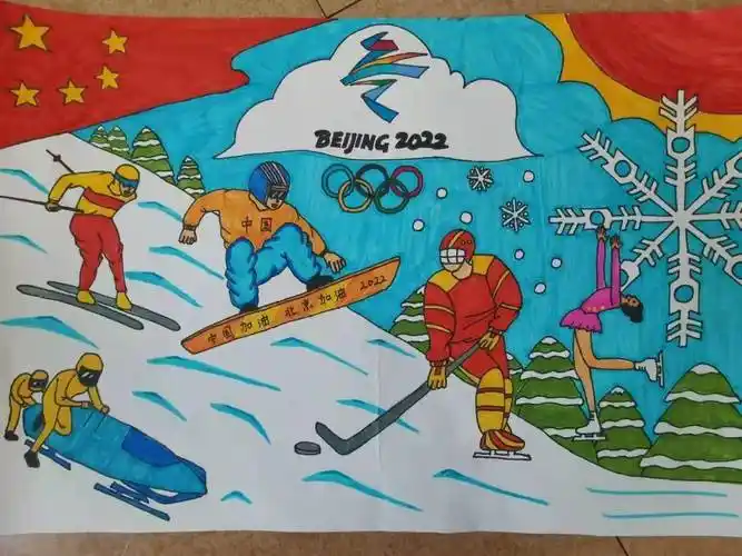 区关工委相约北京61我为冬奥加油少儿绘画活动优秀作品展示第三期