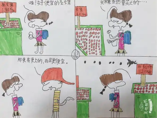 少年宫妙笔生花——四格漫画