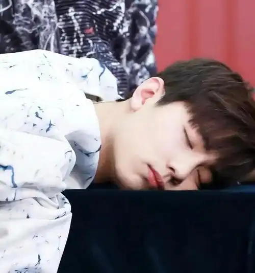全身缩在一起的睡姿真的好帅气啊!忍不住想给他加床被子.