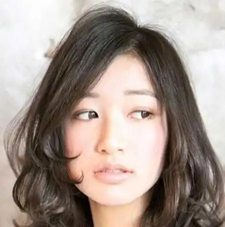 11款最流行中长发梨花烫发型图6