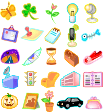 矢量彩色小图标