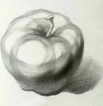 三分钟学画教你零基础画素描苹果