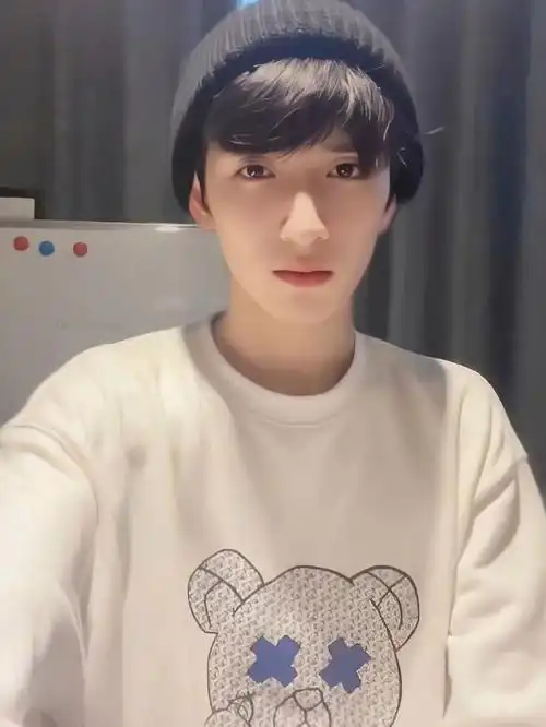 戴帽帅哥严浩翔