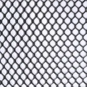 拉伸钢板网 菱形 黑色 冲压 小孔 通风 过滤 墙面装饰网 铝网厂家