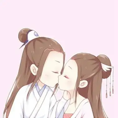 q版古风情侣头像高清萌萌的q版古风情侣头像图片精选