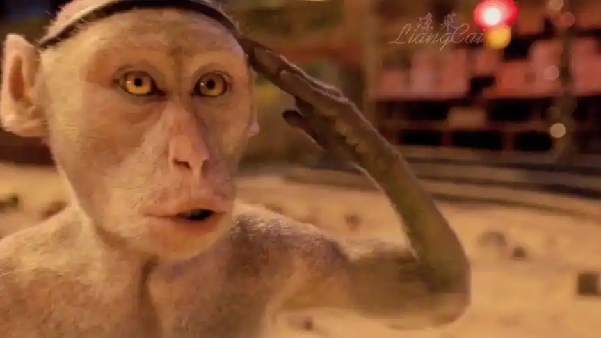 疯狂的外星人;外星人附体猴子,发起火来整个马戏团都拆了