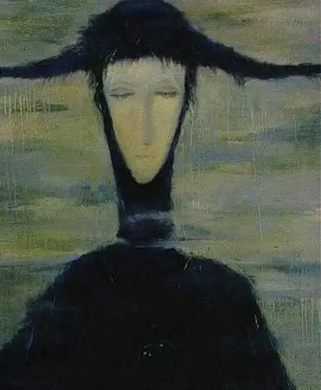 最诡异的肖像画白天看闭着眼晚上看睁着眼越看越可怕