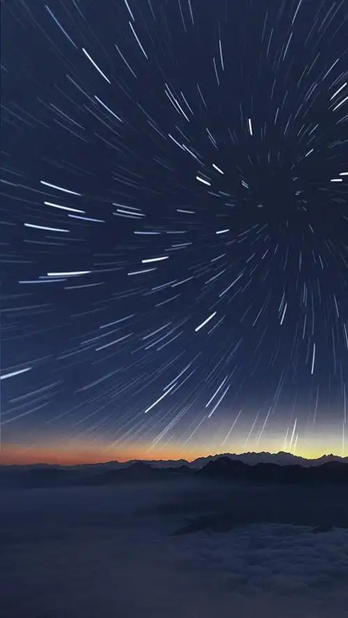炫彩流星雨h5背景