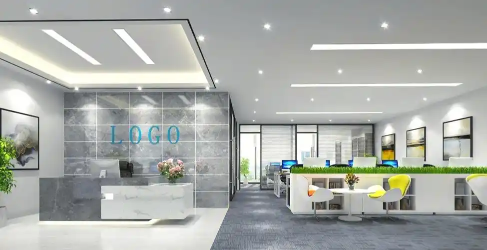 办公室设计200平米简约干练写字楼办公室