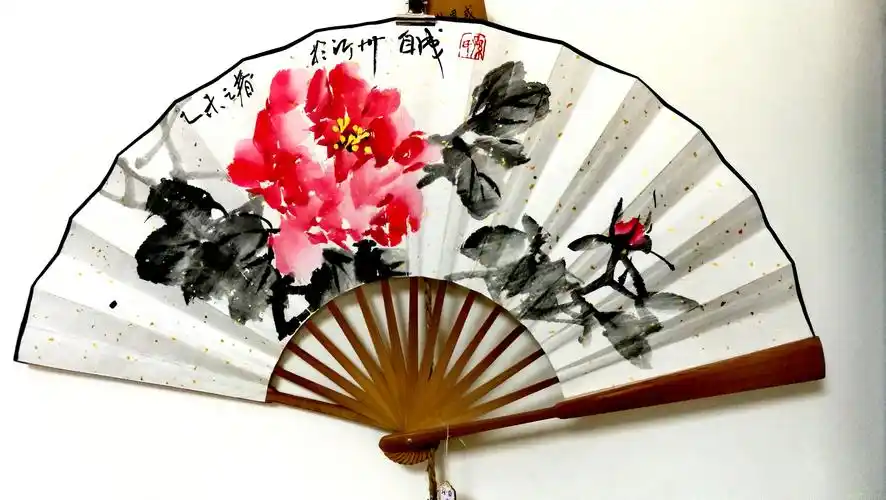 临沂同德中医院《清风习来》扇子书画作品展开幕