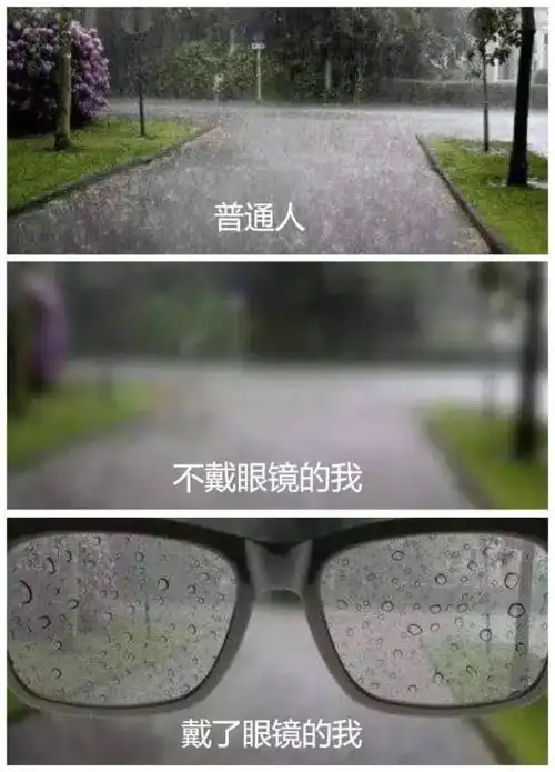 近视眼通俗解释:就是近的看得清,远的看不清.